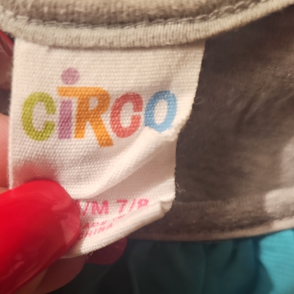 Circo Blue Sleeveless Graphic Layered Tank Size 7/8 - Picture 2 of 5